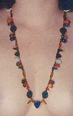 Image of girl wearing Kaleidoscope necklace